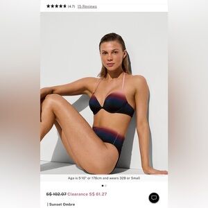Victoria's Secret Sunset Ombre Bikini Set